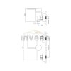 INVENA - Bateria natryskowa DAFNI czarna BN-88-004-C